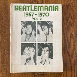 Beatlemania 1967-1970 music book